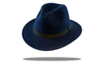 Load image into Gallery viewer, Fedora Womens Hat - Wool Felt in Navy MF14-2
