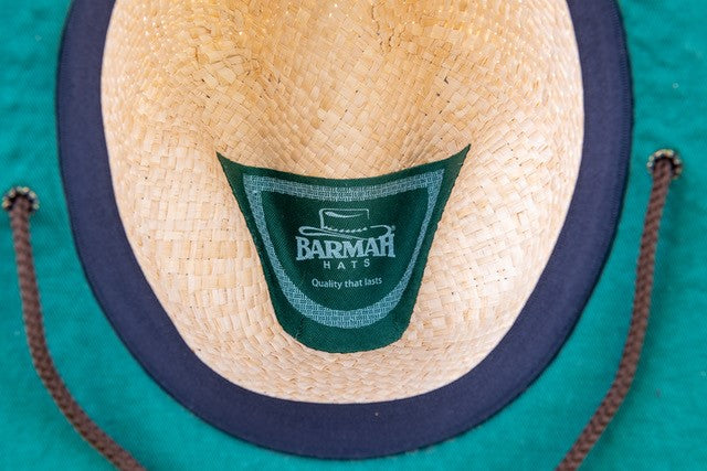 Men's Raffia Fedora Fishermans Hat 1027FR