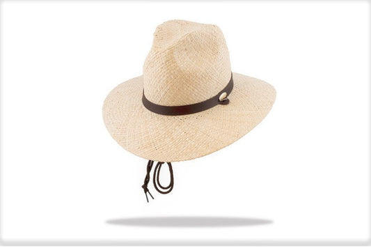 Men's Raffia Fedora Fishermans Hat 1027FR