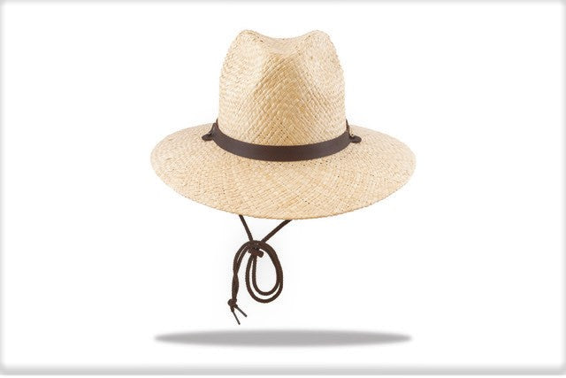 Men's Raffia Fedora Fishermans Hat 1027FR