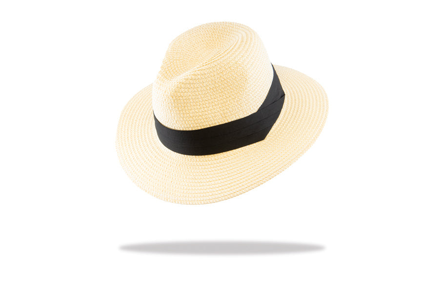 Panama Style Mens Hat in Ivory MF16-1B.