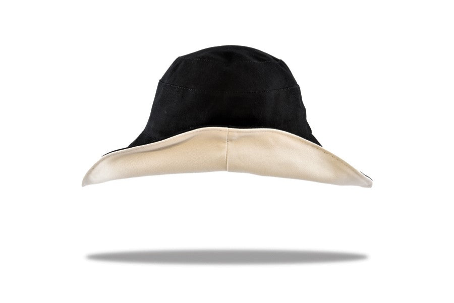 Sun Hat Women's 100% Cotton Reversible Black