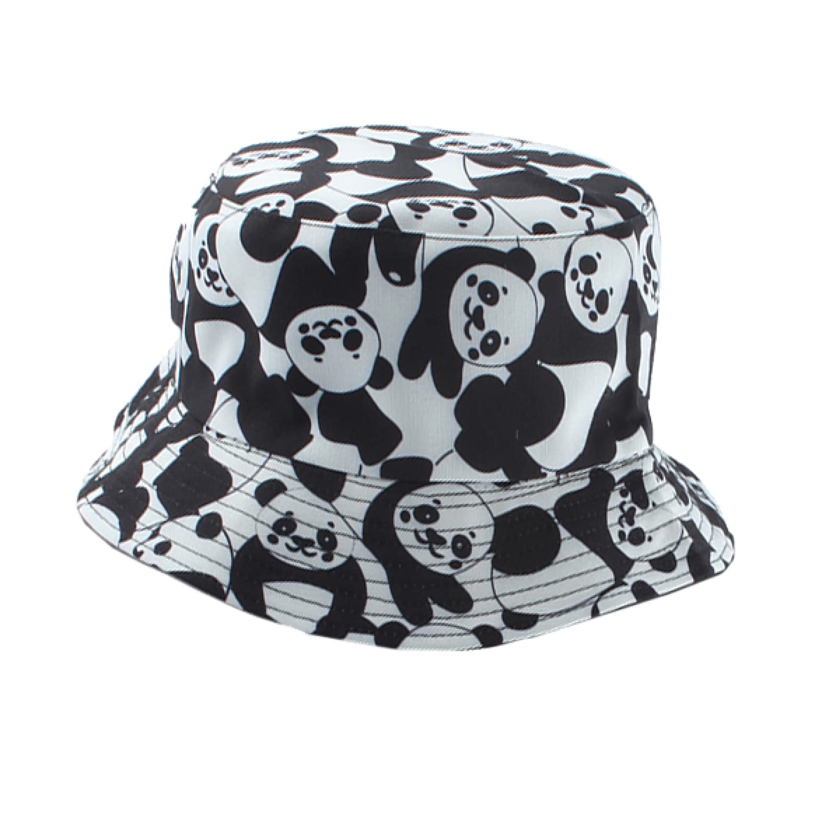 White and Black Panda Bucket Hat
