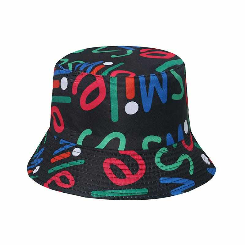 Black Smile Bucket Hat