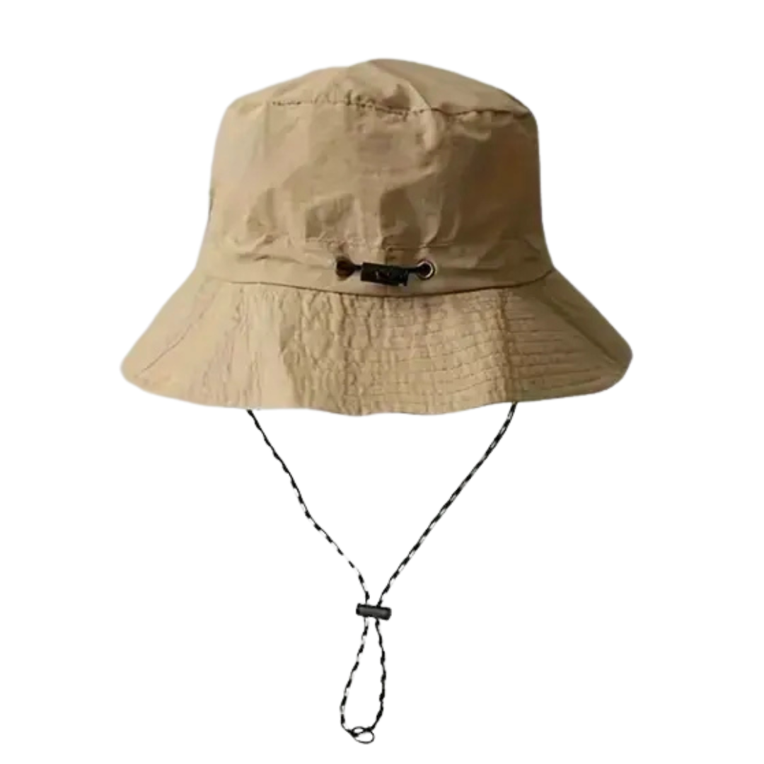 Beige Easy Packable Bucket Hat BK23-6-2