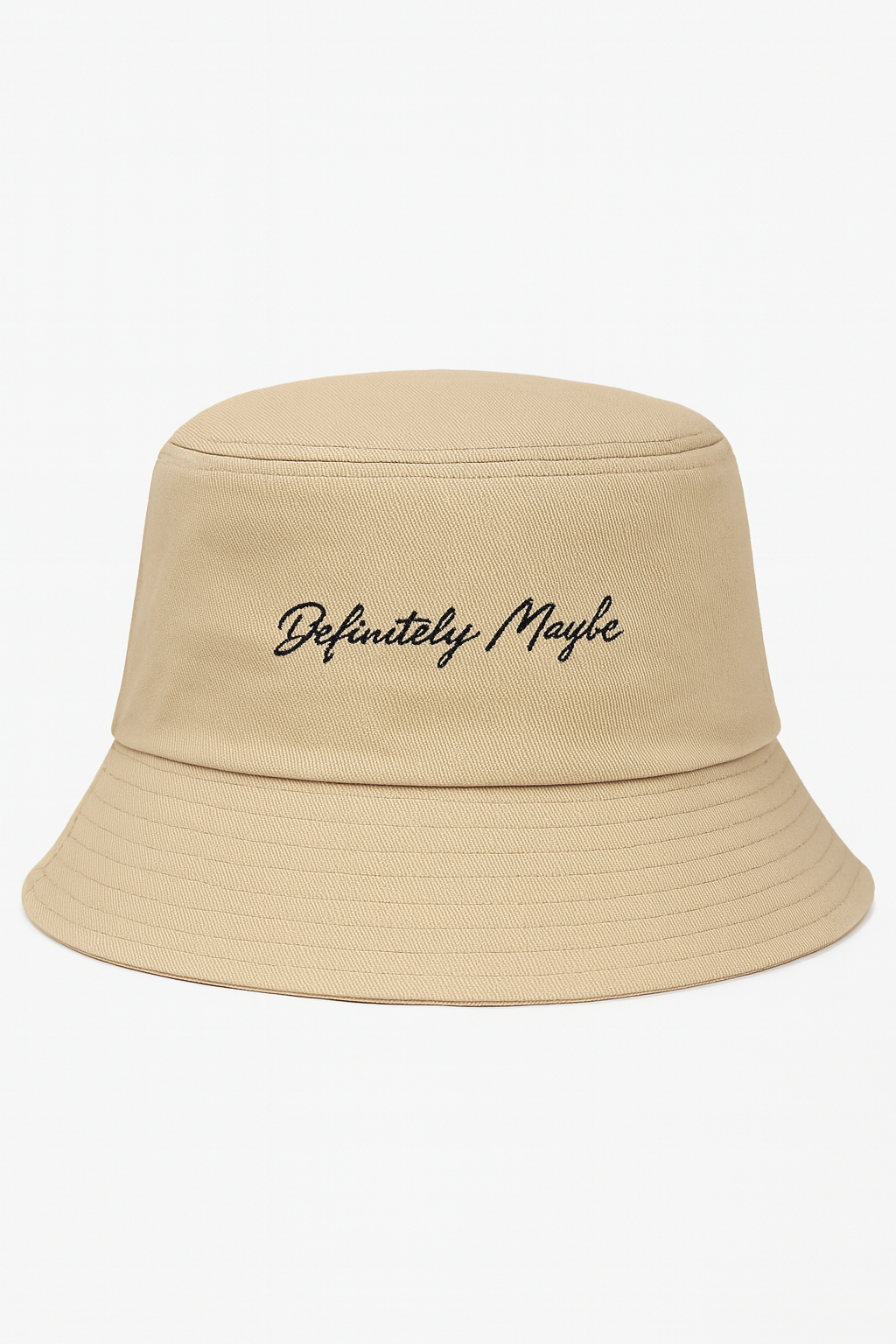 Definitely Maybe Bucket Hat in Cream