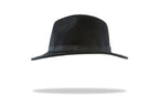 Fedora Womens Hat - Wool Felt in Black MF14-2 