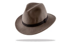 Fedora Hat - Wool Felt in Ash