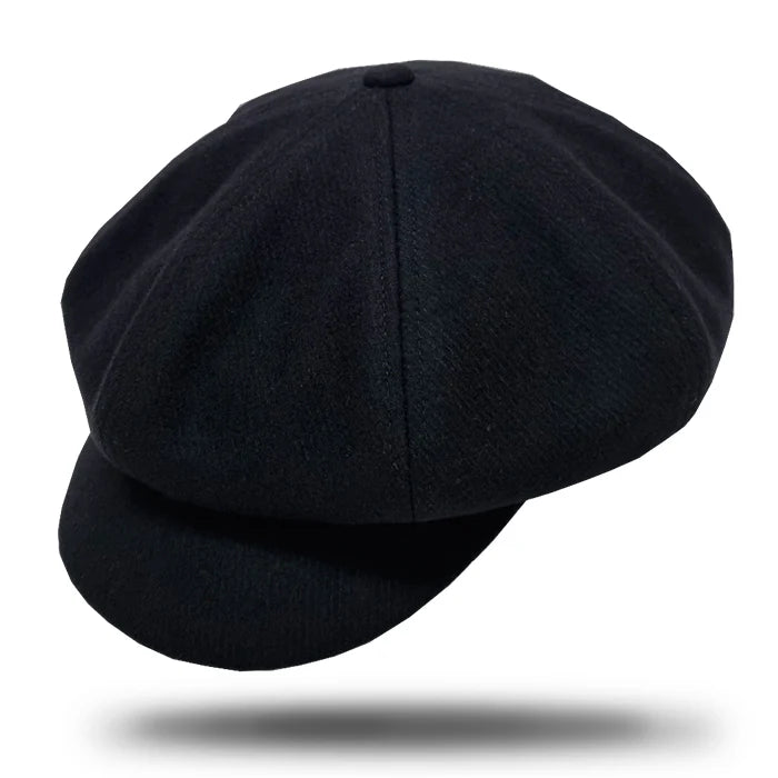 Stanton Women's Newsboy Cap in Black SY380