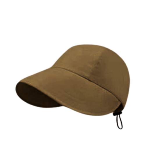 Brown Golf Wide Brimmed Cap