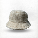 Load image into Gallery viewer, Fluffy Bucket Hat in Cream
