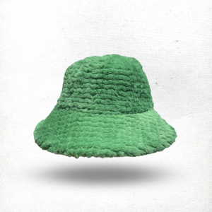 Furry Bucket Hat Green