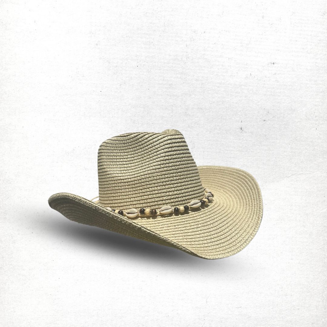 Cowboy Hat With Shell Details