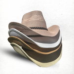 Load image into Gallery viewer, Tan Cowboy Hat with Braided Band
