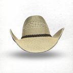 Natural Cowboy Hat With Braided Band