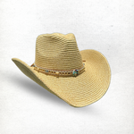 Load image into Gallery viewer, Cowboy Hat with Blue Bling
