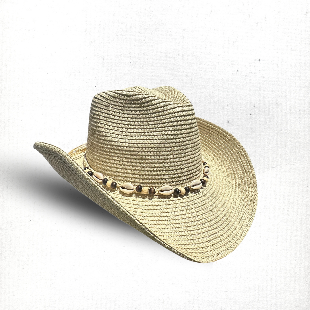 Cowboy Hat With Shell Details