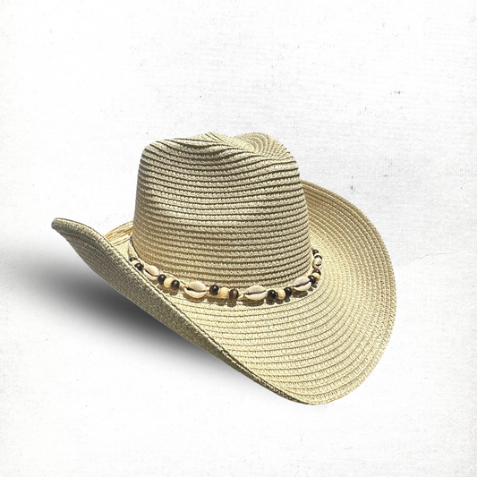 Cowboy Hat With Shell Details