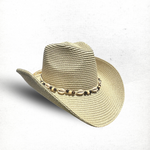Load image into Gallery viewer, Cowboy Hat With Shell Details

