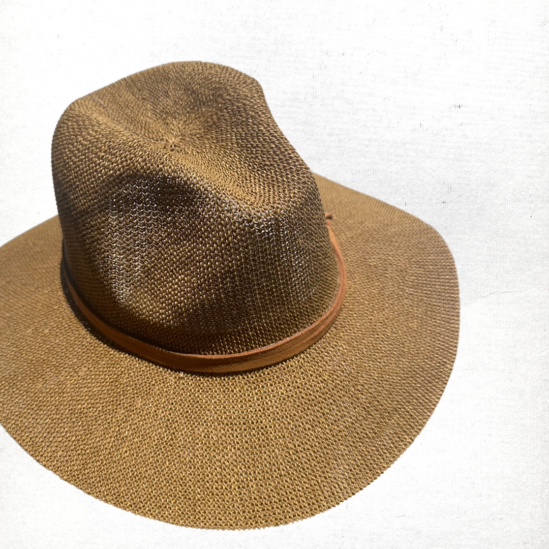 Fedora in Tan With A Tan Band CB22-1