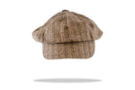 Load image into Gallery viewer, Women&#39;s Baker Boy Cap in Brown - The Hat Project
