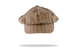 Women's Baker Boy Cap in Brown - The Hat Project