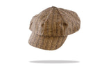 Load image into Gallery viewer, Women&#39;s Baker Boy Cap in Brown - The Hat Project
