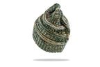 Women's Ponytail Beanie in Green - The Hat Project