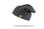 Load image into Gallery viewer, Slouch Beanie Plush Lined  in Navy MB17-9
