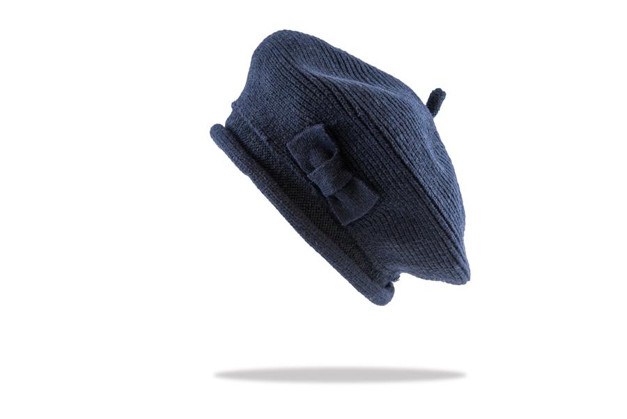 Women's Beret in Navy - The Hat Project