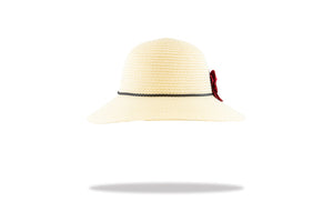 Wide brim Sun Hat in Ivory