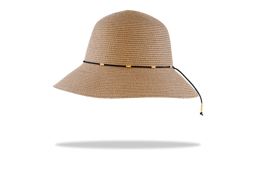 Sun Hat Women's mid brim Mocca