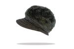 Load image into Gallery viewer, Womens Cap Angora Blend Plush Lined  in Ebony HWA-05

