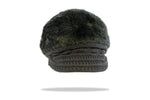 Load image into Gallery viewer, Womens Cap Angora Blend Plush Lined  in Ebony HWA-05
