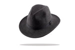 Load image into Gallery viewer,  Fedora Wool Felt Mens  Hat in Charcoal MF14-2
