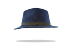 Load image into Gallery viewer, Men&#39;s Wool Felt Fedora in Navy - The Hat Project

