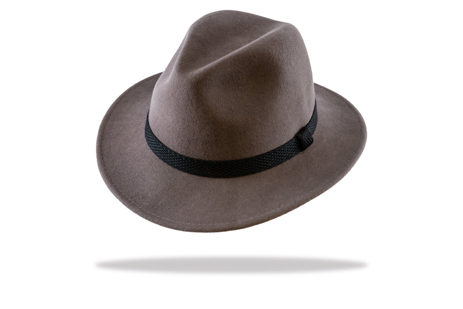 Fedora Womens Wool Felt Hat in Ash MF14-2