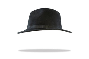 Fedora Womens Hat - Wool Felt in Black MF14-2 