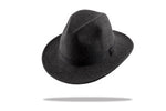 Load image into Gallery viewer, Womens wool felt fedora in Charcoal MF14-2

