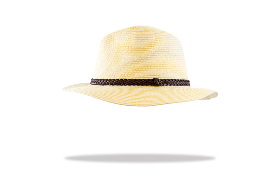 Womens Fedora sun hat in Ivory MF16-6