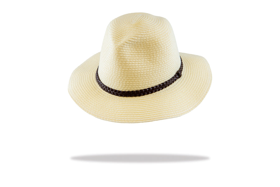 Womens Fedora sun hat in Ivory MF16-6