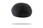 Men's Ascot Wool Felt Flat Cap in Charcoal - The Hat Project