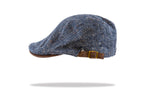 Load image into Gallery viewer, Mens Flat Cap in Blue FC15-4
