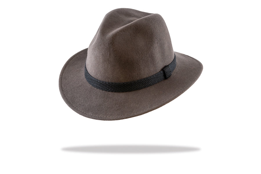 Fedora Mens Wool Felt Hat in Ash MF14-2