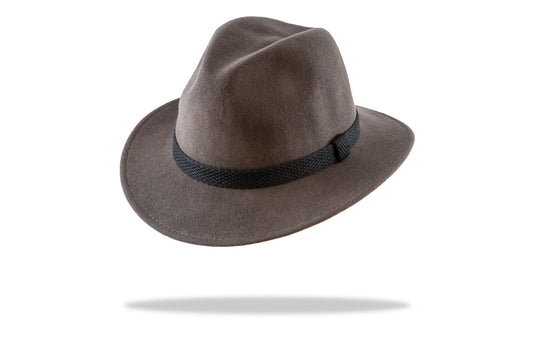 Fedora Mens Wool Felt Hat in Ash MF14-2