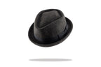 Porkpie Mens Wool Felt MF14-3 in grey.
