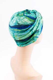 Head sock Aquamarine Turban - The Hat Project