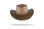 Load image into Gallery viewer, Australian-made Men&#39;s Cooler Leather Hat - The Hat Project
