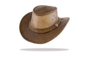 Australian-made Men's Cooler Leather Hat - The Hat Project