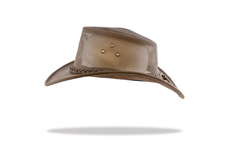 Australian-made Men's Cooler Leather Hat - The Hat Project